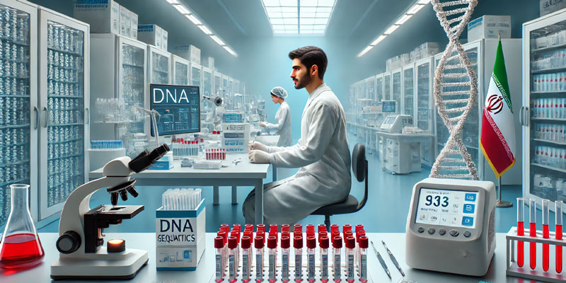 تشخیص مشکلات ژنتیکی جنین در تهران و معرفی آزمایشگاه نیل بهترین آزمایشگاه ژنتیک و دی ان ای جنین به همراه تخمین هزینه با نوبت دهی آنلاین و ارائه جواب آزمایش سریع - بررسی و تحلیل نمونه در بخش تخصصی ژنتیک مولکولی
