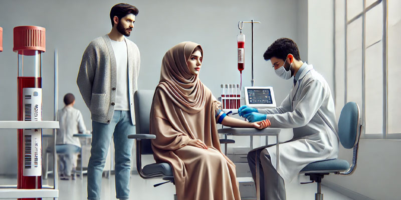 تشخیص مشکلات ژنتیکی جنین در تهران و معرفی آزمایشگاه نیل بهترین آزمایشگاه ژنتیک و دی ان ای جنین به همراه تخمین هزینه با نوبت دهی آنلاین و ارائه جواب آزمایش سریع - انجام نمونه‌گیری (خون یا نمونه‌برداری)