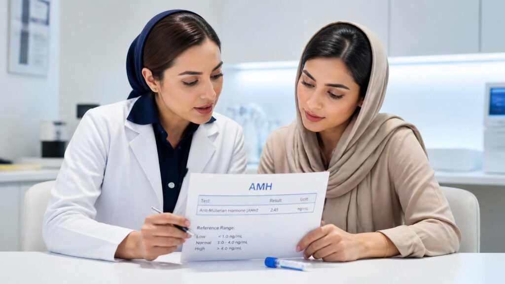 آزمایش AMH برای بررسی ذخیره تخمدان